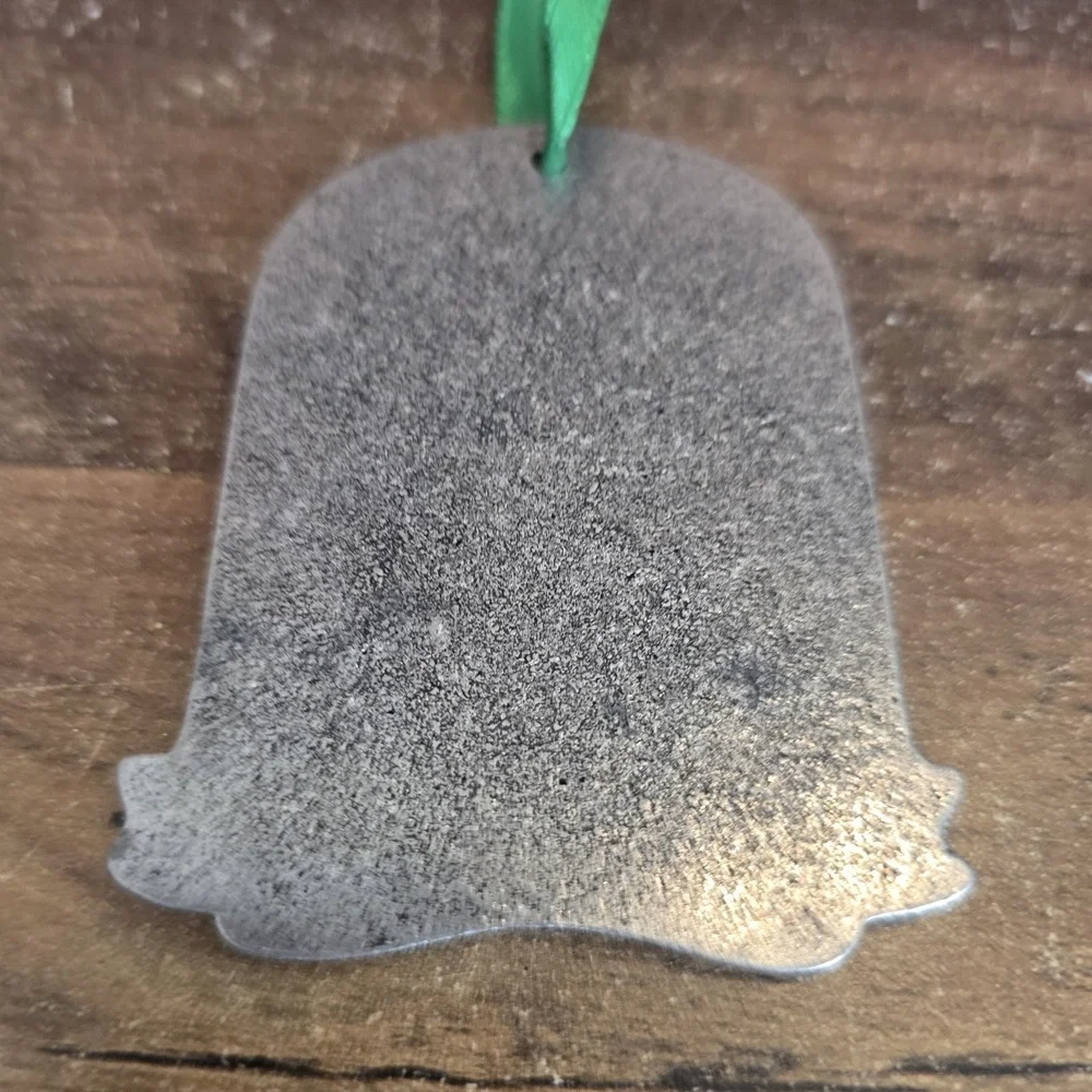Metal Christmas Tree‎ Ornament Forevergreen 1995 Window Pane Trees Bow 3